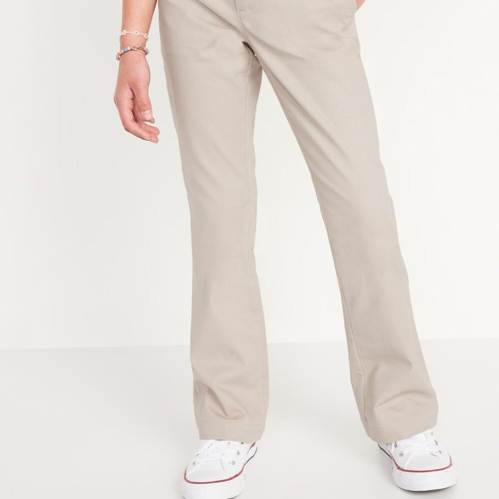 NWT Old Navy School Uniform Bootcut Pants for Girls - Picture 3 of 5